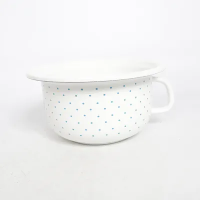 Plaspotje (Wit, Blauw) van Riess