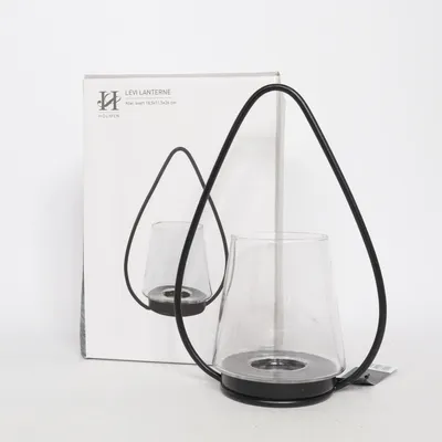 Lykta (Transparent, Svart) från Holmen