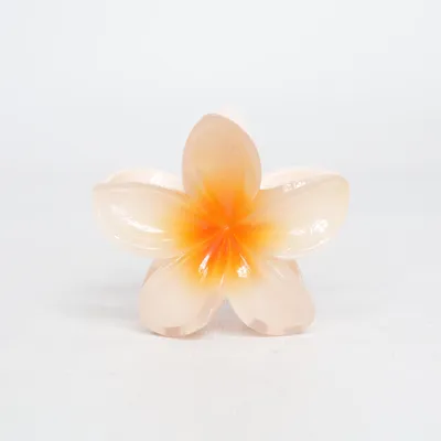 Hårklämma (Beige, Orange)