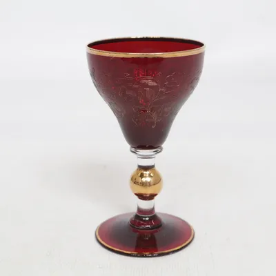 Likørglas (Rød)
