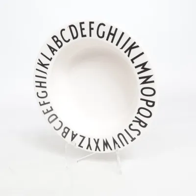 Bowl (White, Black) from Design Letters
