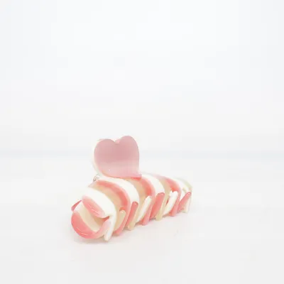 Hårklämma (Rosa, Vit, Beige)