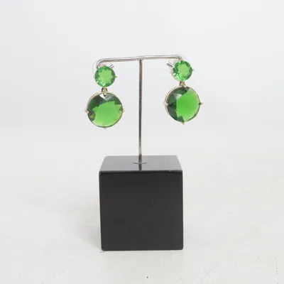 Earrings (Green) from Snö of Sweden Unknown metal