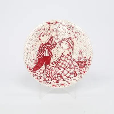 Wanddecoratie (Wit, Rood) van Nymølle Danmark