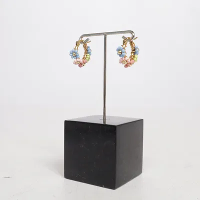 Boucles d'oreilles (Multicolore) Métal inconnu