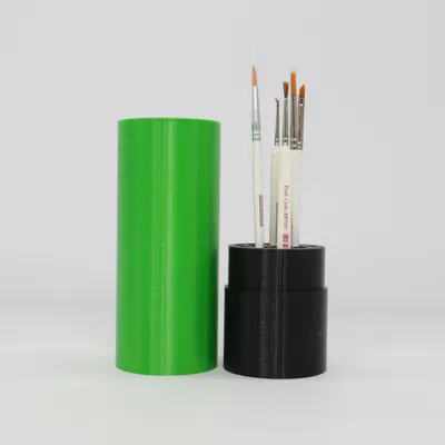 Konstnärspensel (Vit)