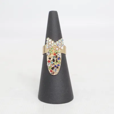 Ring (Gold, Multicolored) Unknown metal
