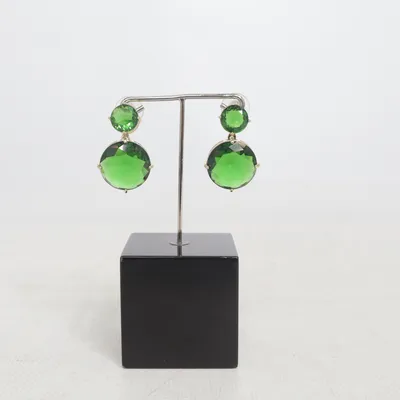 Boucles d'oreilles (Vert) de Snö of Sweden Métal inconnu