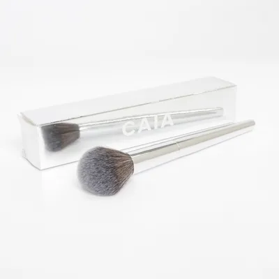 Pinceau de maquillage (Argent, Noir) de Caia