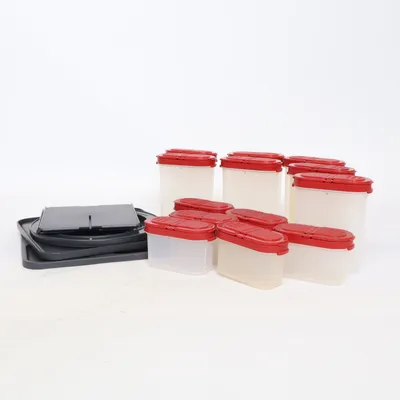 Kryddburk (Röd, Grå, Transparent) från Tupperware