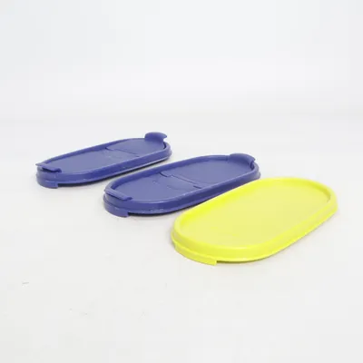 Lid (Blue, Yellow, Multicolored) from Tupperware