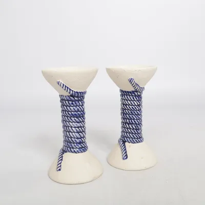 Candlestick (White, Blue) from Gabriel