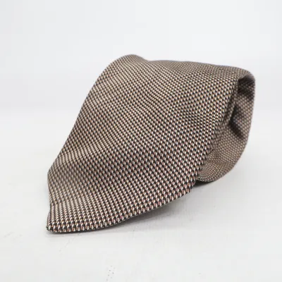 Tie (Brown, Black, White) from Stockholm Kravatt Silk