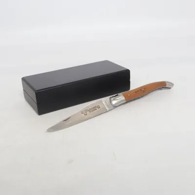 Folding knife (Brown, Silver) from Laguiole