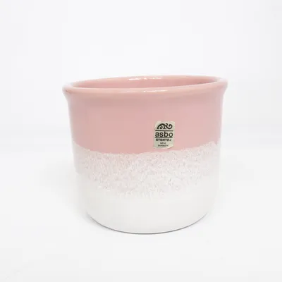 Kruka (Rosa, Vit) från Asbo