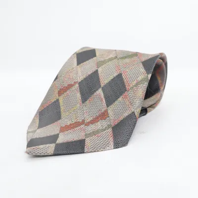 Tie (Gray, Multicolored) from Fashion Line Polyester