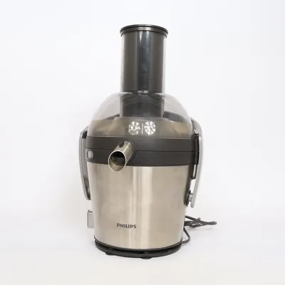 Råsaftcentrifug (Silverfärgad, Svart) från Philips