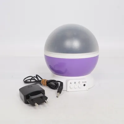 Veilleuse (Noir, Violet, Blanc)