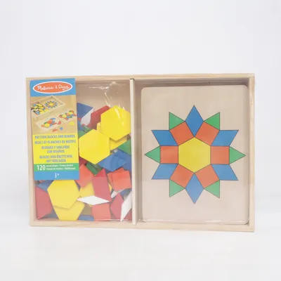 Bouwblokken (Pattern Blocks And Boards) van Melissa & Doug