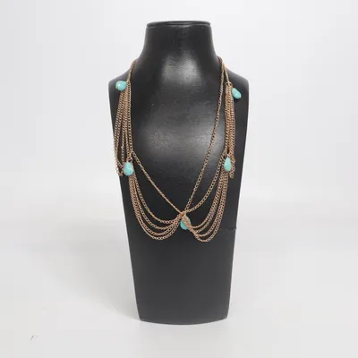 Körperschmuck (Gold, Türkis) von Fashion Jewelry Unbekanntes Metall