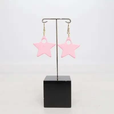 Boucles d'oreilles (Rose) Métal inconnu