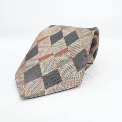 Tie (Gray, Multicolored) from Fashion Line Polyester