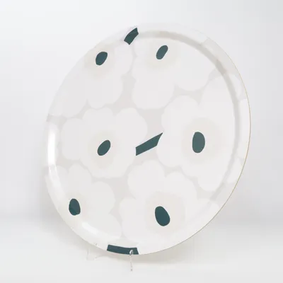 Tray (White, Gray, Green) from Marimekko