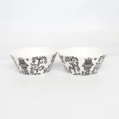 Skål (Vit, Svart) från Iittala