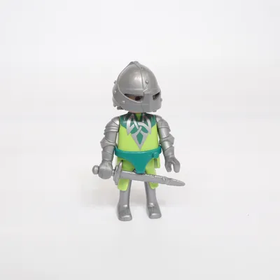 Speelgoedfiguur (Groen, Grijs) van Geobra