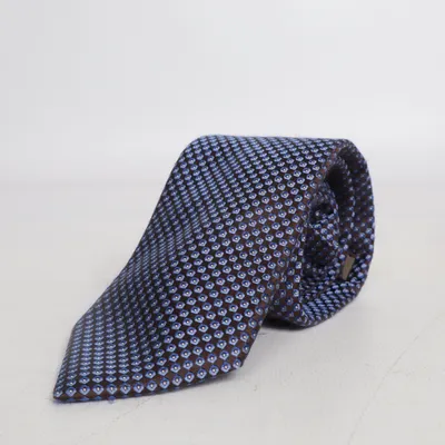 Stropdas (Blauw, Zwart) van Canali Zijde