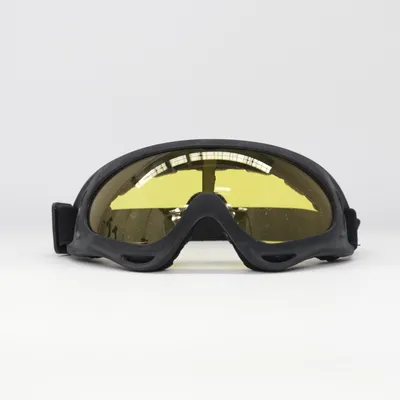 Ski goggles (Yellow)