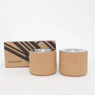 Lyslygte (Beige, Sølv) fra Bernadotte & Kylberg