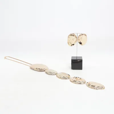 Jewelry set (Gold) Unknown metal