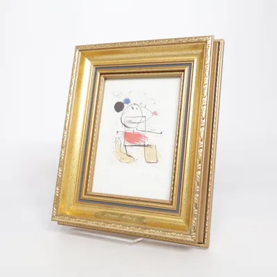 Ram (LASSE ÅBERG TAVLA GULD HANDTRYCK AKVARELL INRAMAD REPRODUKTION SIGNATUR SKYLT ÄKTA UPPLAGA MED MÄSSING SKYLT GULS RAM ) från PR Ram