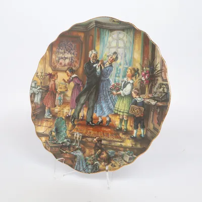 Väggtallrik (426B) från Weimar Porzellan