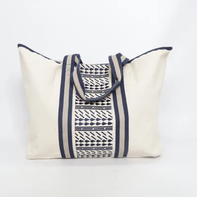 Canvas tas (Beige, Blauw) van Orsay