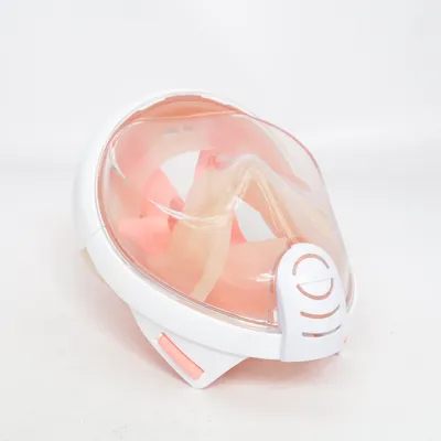 Full-face snorkel mask (Orange, White) from Subea