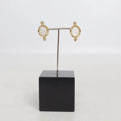 Boucles d'oreilles (Or, Blanc) de Ioaku Métal inconnu
