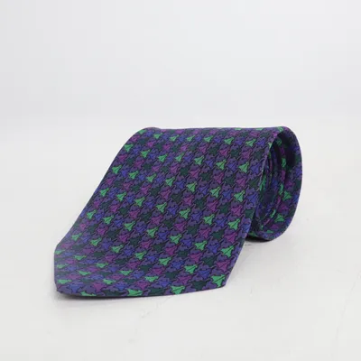 Stropdas (Blauw, Lila, Groen) van SAAB Zijde