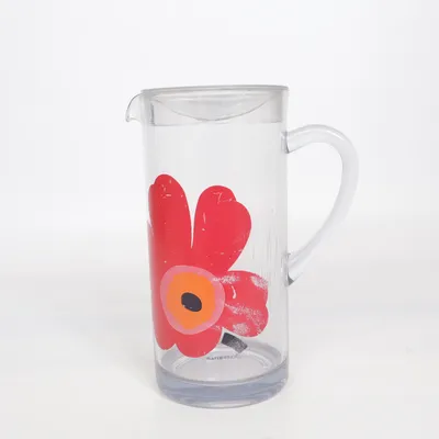 Kande (Transparent, Rød) fra Marimekko