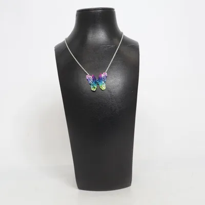 Halsband (Silverfärgad, Flerfärgad) Okänd metall