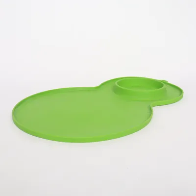 Feeding bowl (Silver, Green) from Catit