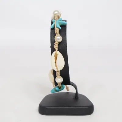 Armband (Bruin, Meerkleurig) van Shein Schelpen, Rubber