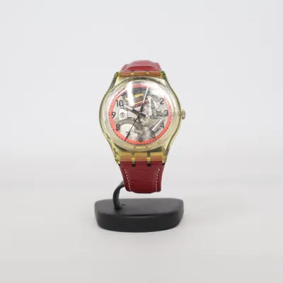 Polshorloge (Geel, Rood) van Swatch