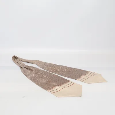 Kravat (Beige, Bruin) van Emilio R. Polyester