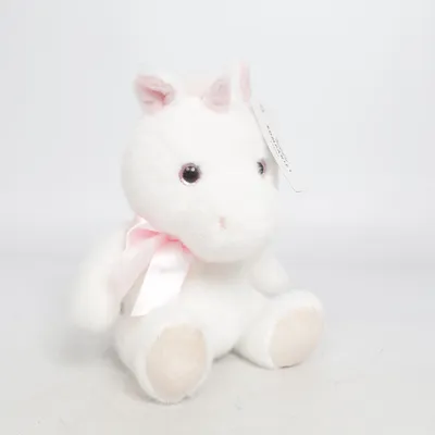 Soft toy (White, Pink) from Teddykompaniet Polyester
