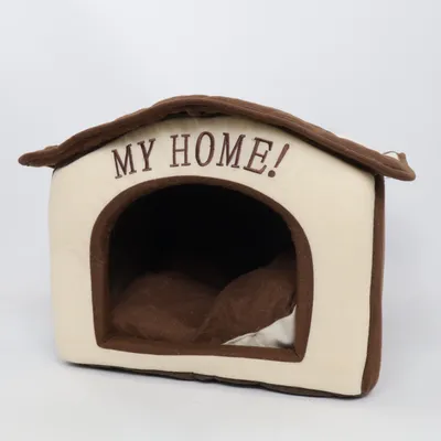 Pet bed (Brown, White)