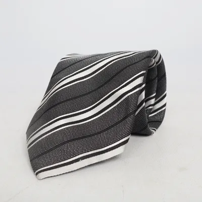 Cravate (Noir, Blanc) de Ripley Soie
