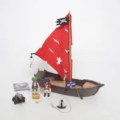 Toy boat (Brown, Red, Multicolored) from Playmobil