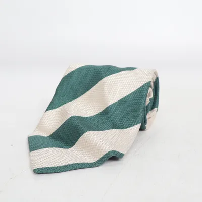 Tie (Green, Beige) from Life of Riley Silk